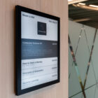 E Ink Displays for Lecture Schedules at Universities